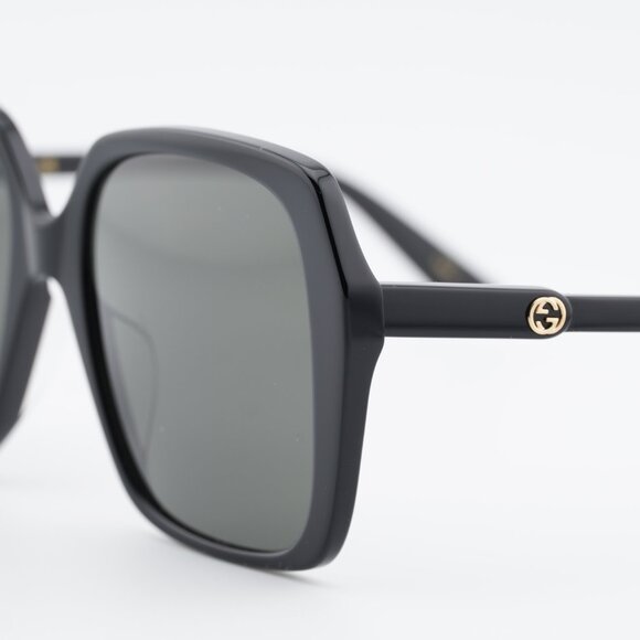 Gucci GG0533SA 001 Sunglasses Black Square Frame, Grey Lenses main image 11